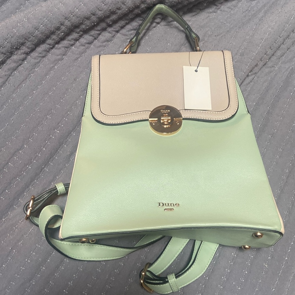 Dune London structured backpack. Never worn, with tag